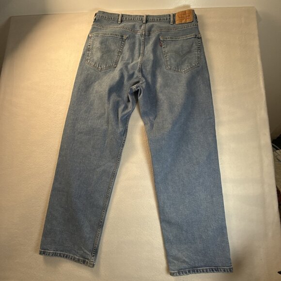 Levi's 550 Men Jeans 40x30 Denim Straight Relaxed Fit Pockets High Rise Casual - Picture 10 of 12
